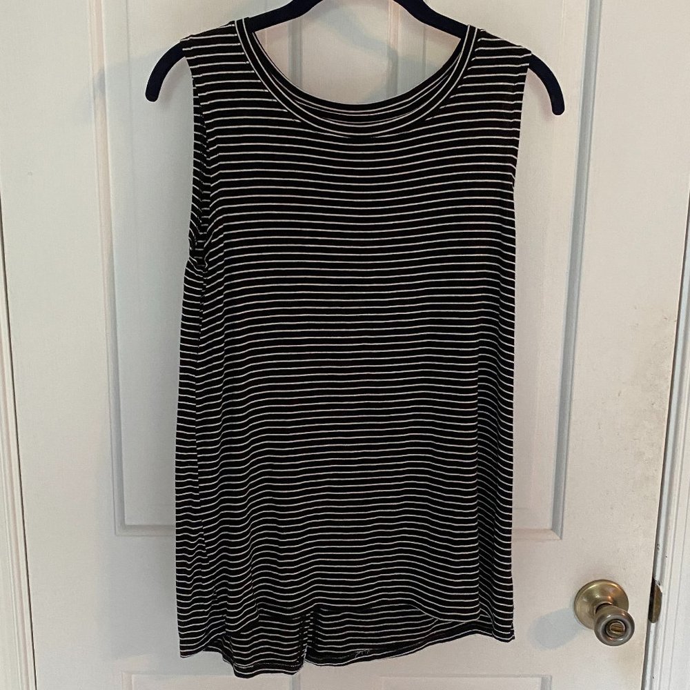 Old Navy Striped Open Back Tank